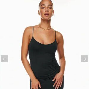 Aritzia Babaton Contour Cami Midi Dress Black Large NWT